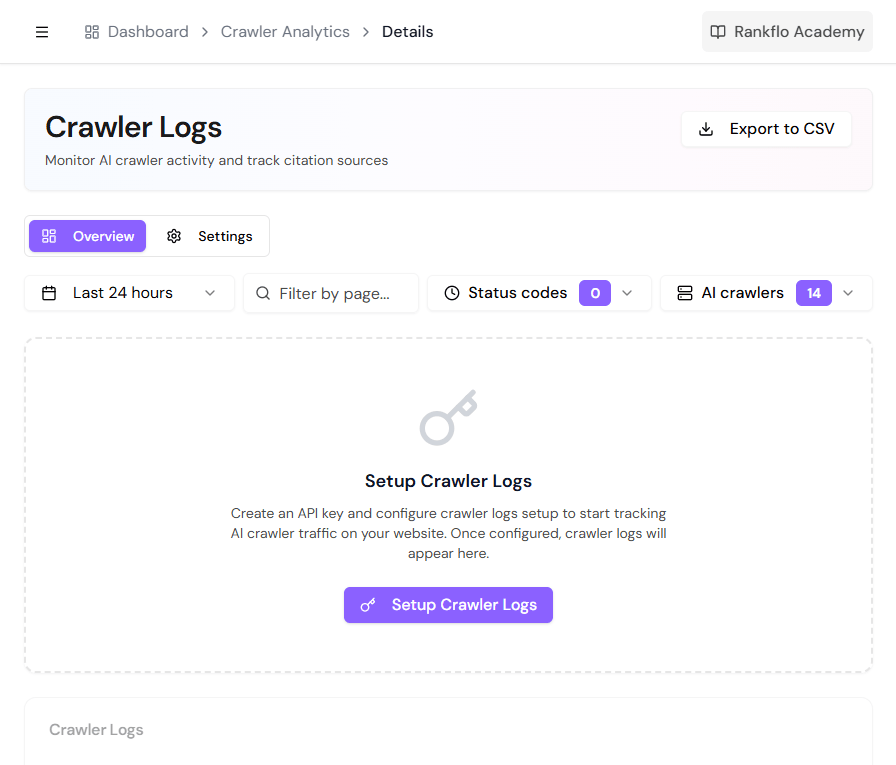 rankflo-ai-chatgpt-mention-tracker-crawler-analytics-setup-interface.